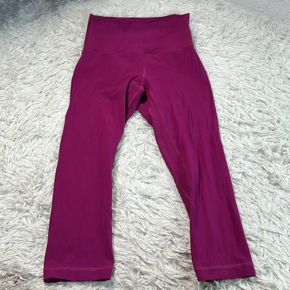 Lululemon Align Crop Deep Fuschia